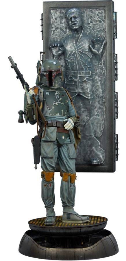 Star Wars - Boba Fett & Han Solo in Carbonite Premium Format Figure