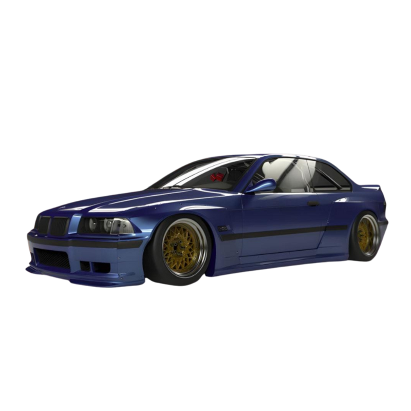 Solido Cars - 1:18 BMW M3 Coupe Pandem Blue Estoril 1990 Diecast Vehicle