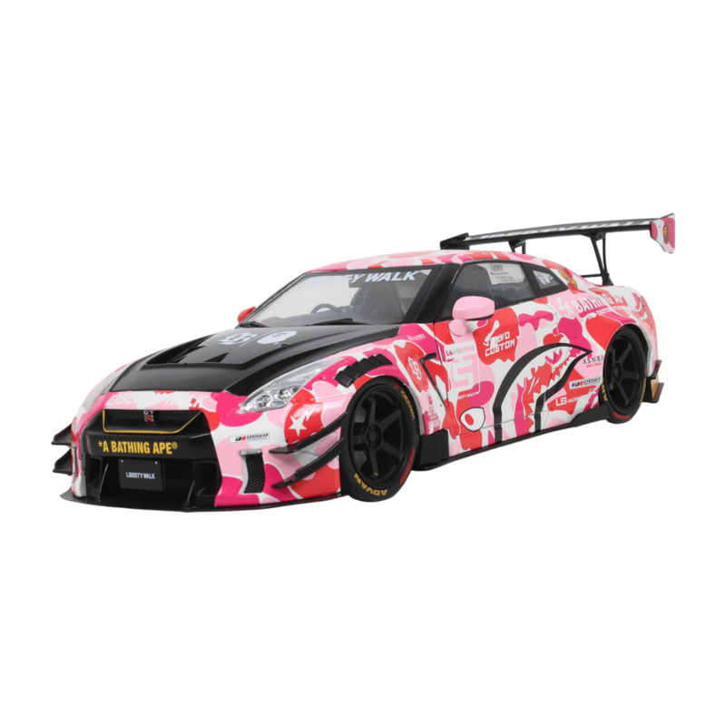 Solido Cars - 2025 Nissan GT-R (R35) Liberty Walk Body Kit 2.0 (Pin 1:18 Diecast Vehiclek Camo)