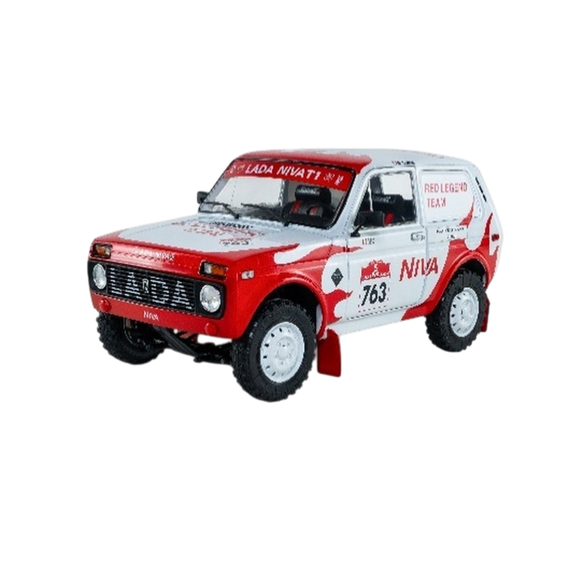 Solido - 1:18 Lada Niva White 763 M.Jacober/S.Miljic Dakar Classic (2022)