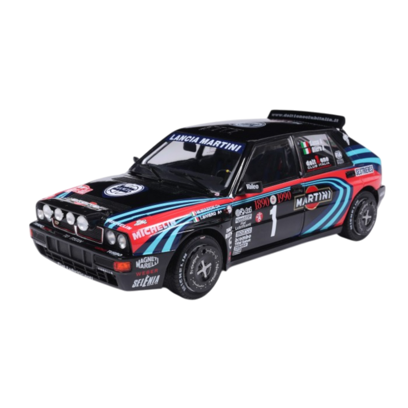 Solido Cars - 1:18 Lancia Delta HF Intergrale Rallye Montecarlo 1991 Diecast Vehicle