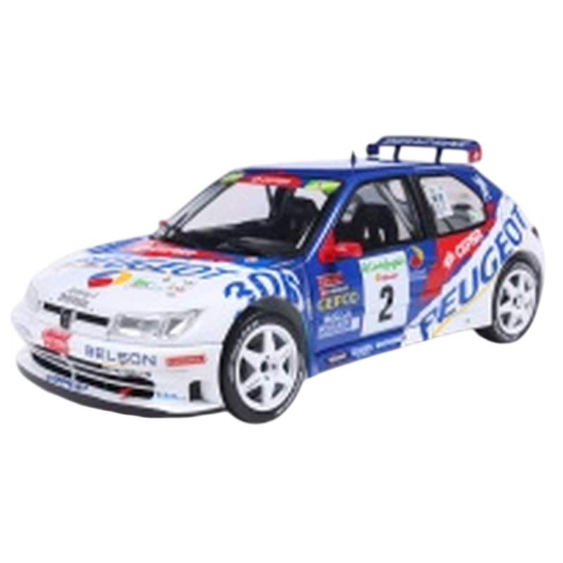 Solido - 1:18 Peugeot 306 Maxi White 2 G.Panizzi / H.Panizzi Rally Cortes Ingles (1998)