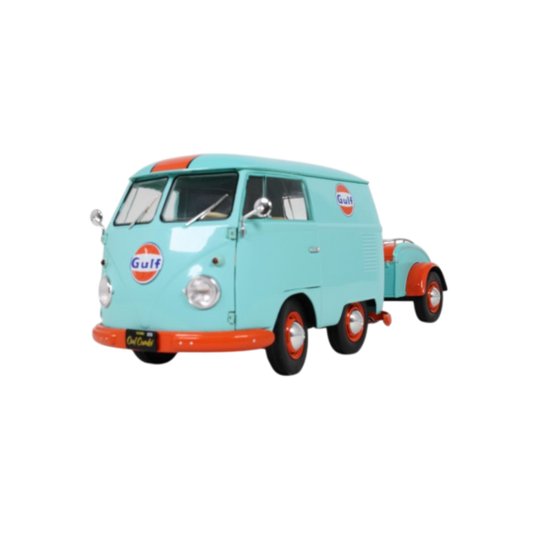 Solido Cars - 1:18 Cool Combi Oil Tribute inGulfin 2024 Diecast Vehicle