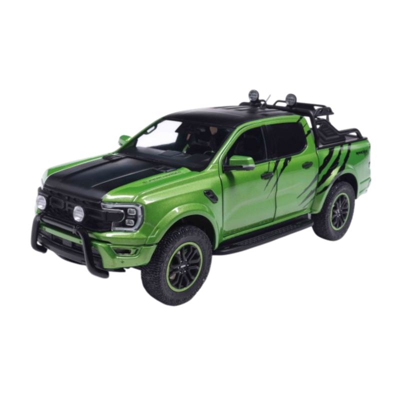 Solido Cars - 1:18 Ford Ranger Raptor Green 2024 Diecast Vehicle
