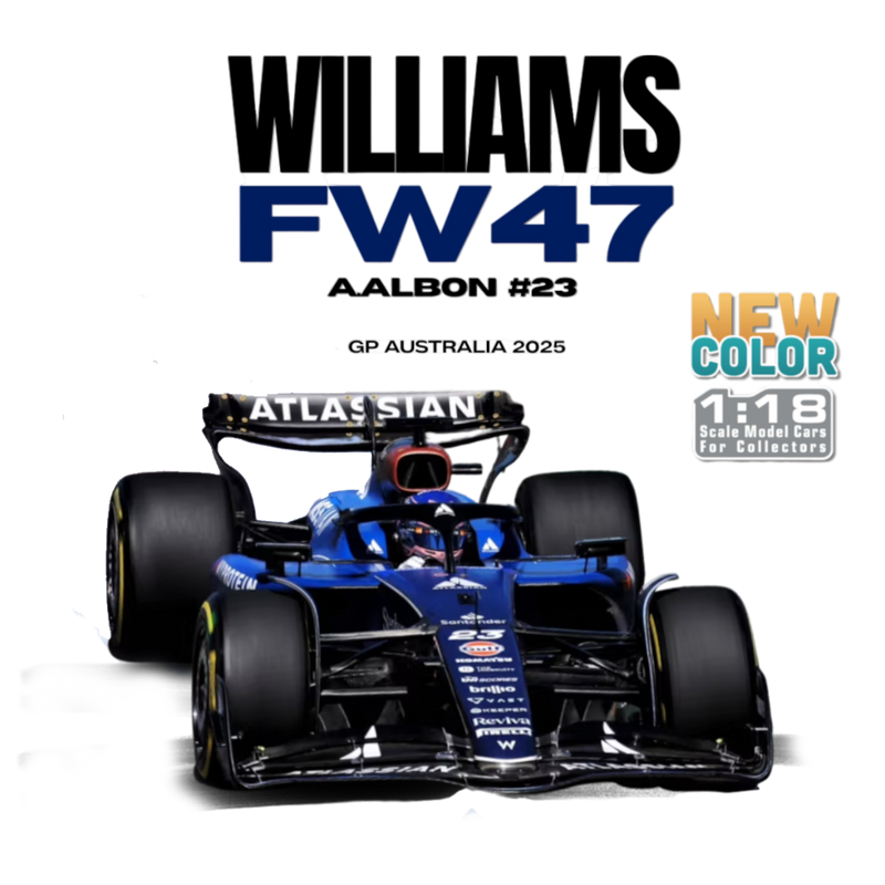 Formula 1 - Williams FW47 A.Albon #23 (GP Australia 2025) 1:18 Scale Diecast Vehicle