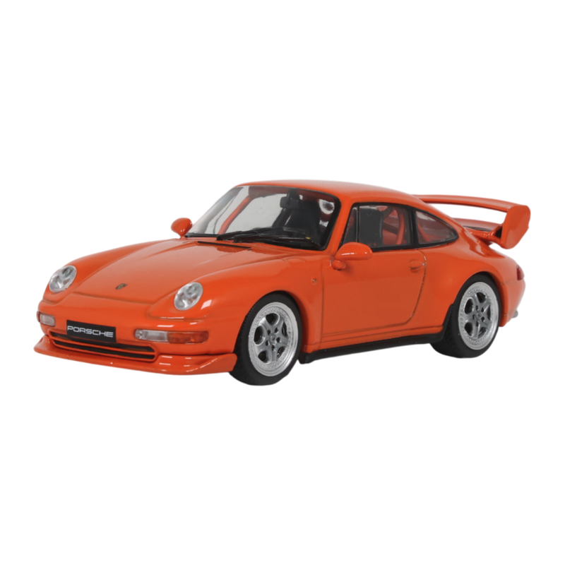 Solido Cars - 1995 Porsche 911 (993) RS Clubsport (Blood Orange) 1:43 Diecast Vehicle
