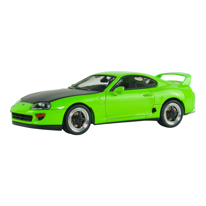 Solido Cars - 2001 Toyota Supra MK.4 Solido Works (Neon Green) 1:43 Diecast Vehicle