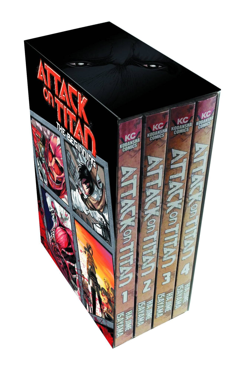 Attack on Titan Beginning Box Set Vol 1-4