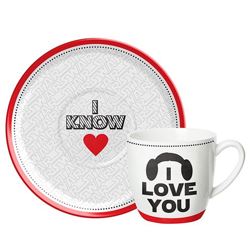 Star Wars - I Love You Mug & Saucer Set