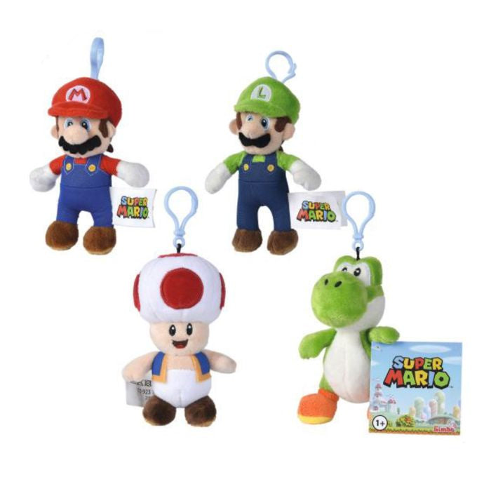 Super Mario: Plush Keychain (Assorted)