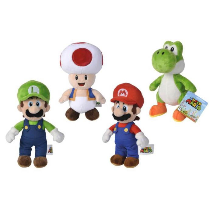 Super Mario: Plush (Single, Assorted)