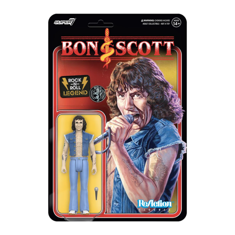 Bon Scott - Bon Scott ReAction 3.75 Inch Figure