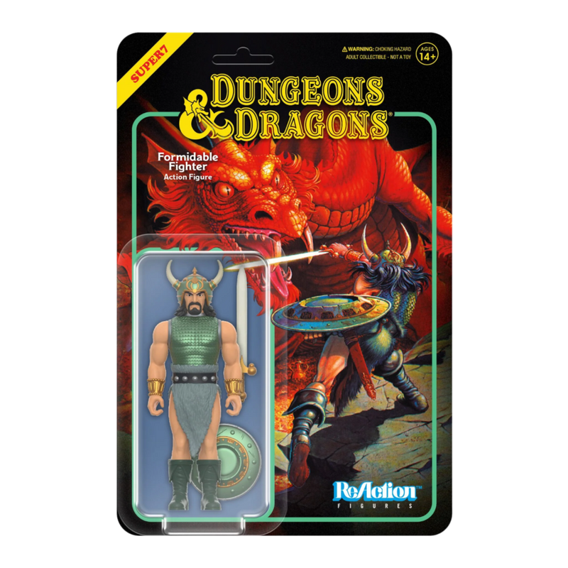 Dungeons & Dragons - Formidable Fighter ReAction 3.75 Inch Figure
