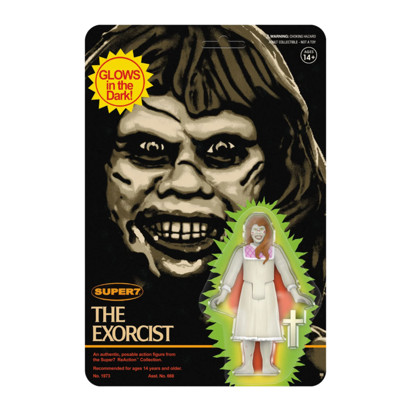 The Exorcist - Regan (Monster Glow) Reaction Mendozza Reaction 3.75 Inch Figure