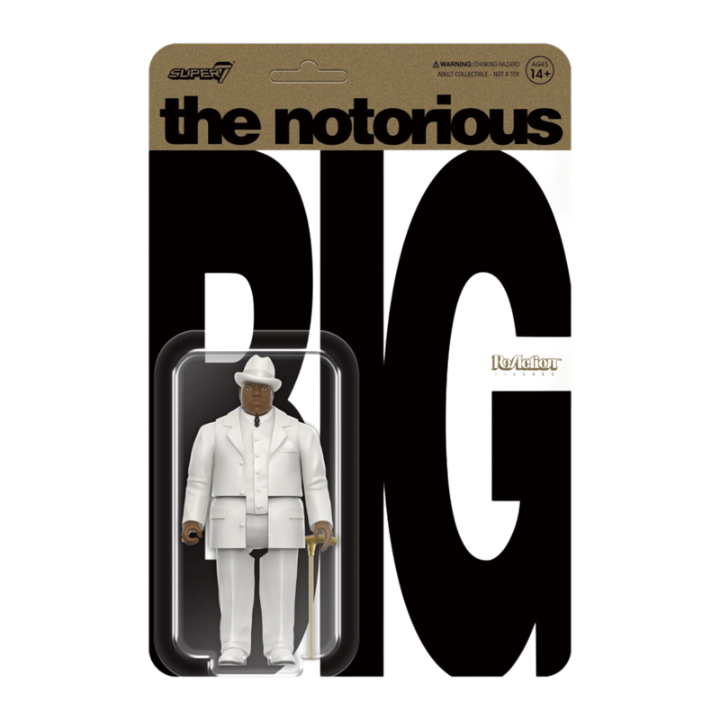 Notorious B.I.G. - Biggie in Suit Reaction 3.75 Inch Figure