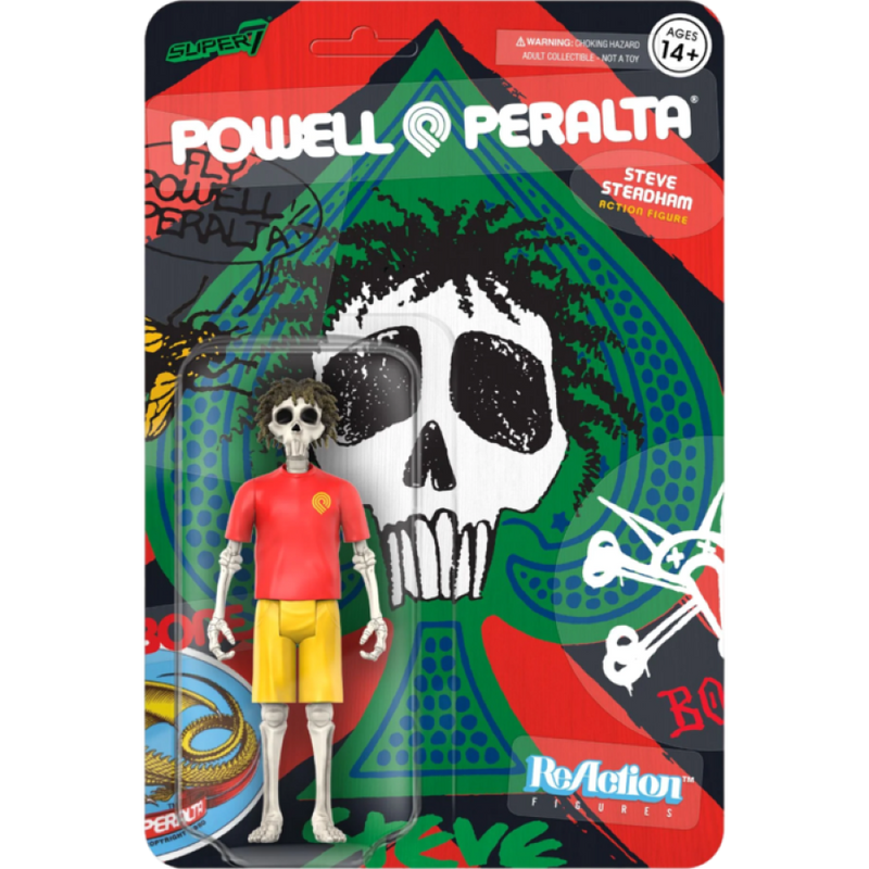 Powell Peralta - Steve Steadham (Del Mar) ReAction 3.75 Inch Figure
