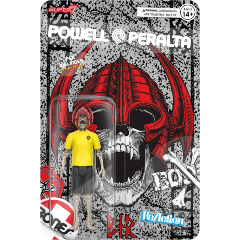 Powell Peralta - Per Welinder ReAction 3.75 Inch  Action Figure (Wave 4)