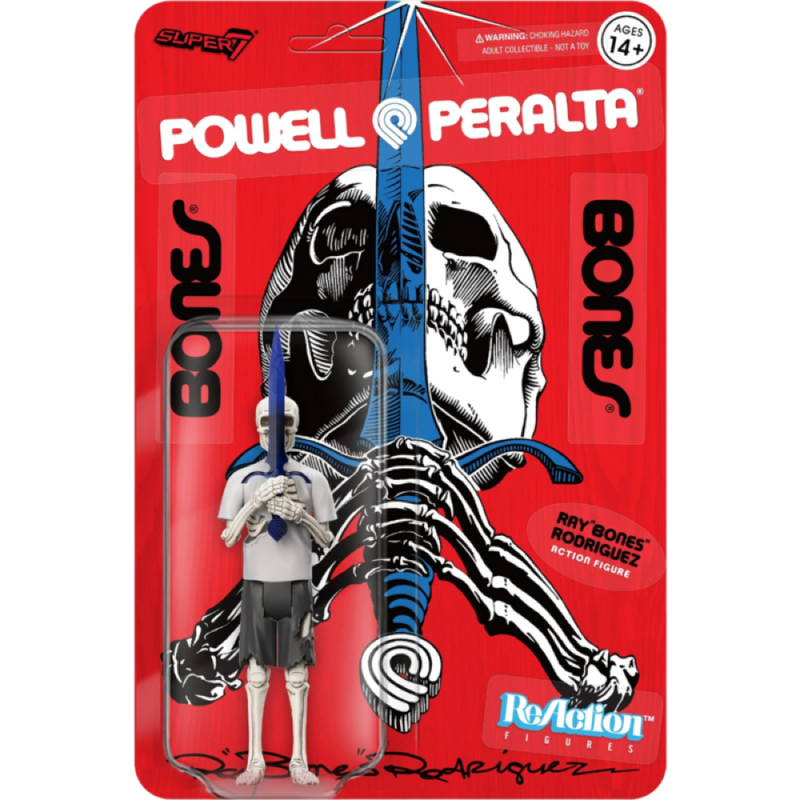 Powell Peralta - Ray Bones Rodriguez ReAction 3.75 Inch  Action Figure (Wave 4)
