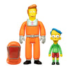 The Simpsons - Troy McClure (Someones in the Kitchen with DNA) Reaction Mendozza Reaction 3.75 Inch Figure