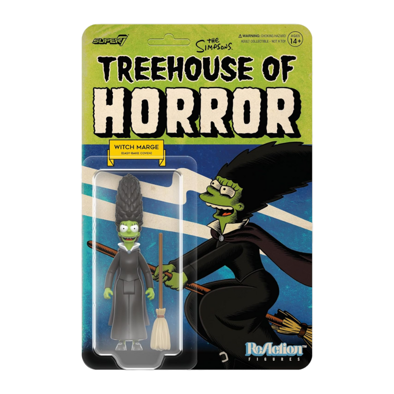 The Simpsons - Witch Marge (Tree House of Horror) Reaction 3.75 Inch Figure
