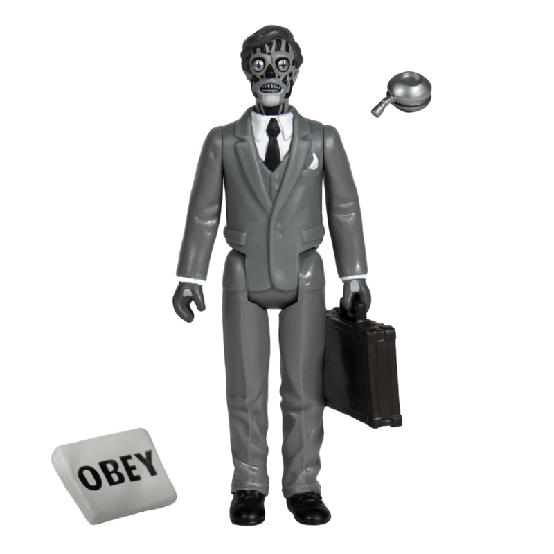 They Live - Male Ghoul Black & White ReAction 3.75in Action Figure