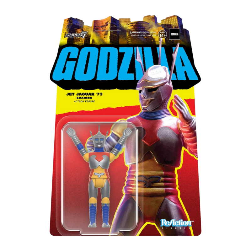 Godzilla - Toho Jet Jaguar 73 Soaring Reaction 3.75 Inch Figure