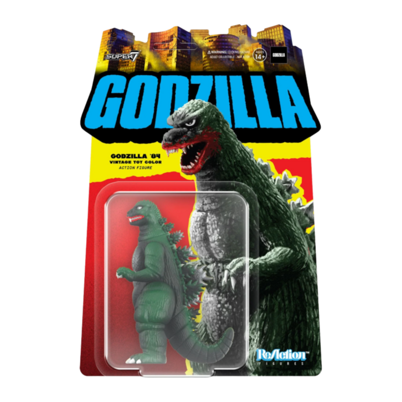 Godzilla - Toho Godzilla 84 (Vintage Toy Re-Colour) Reaction 3.75 Inch Action Figure