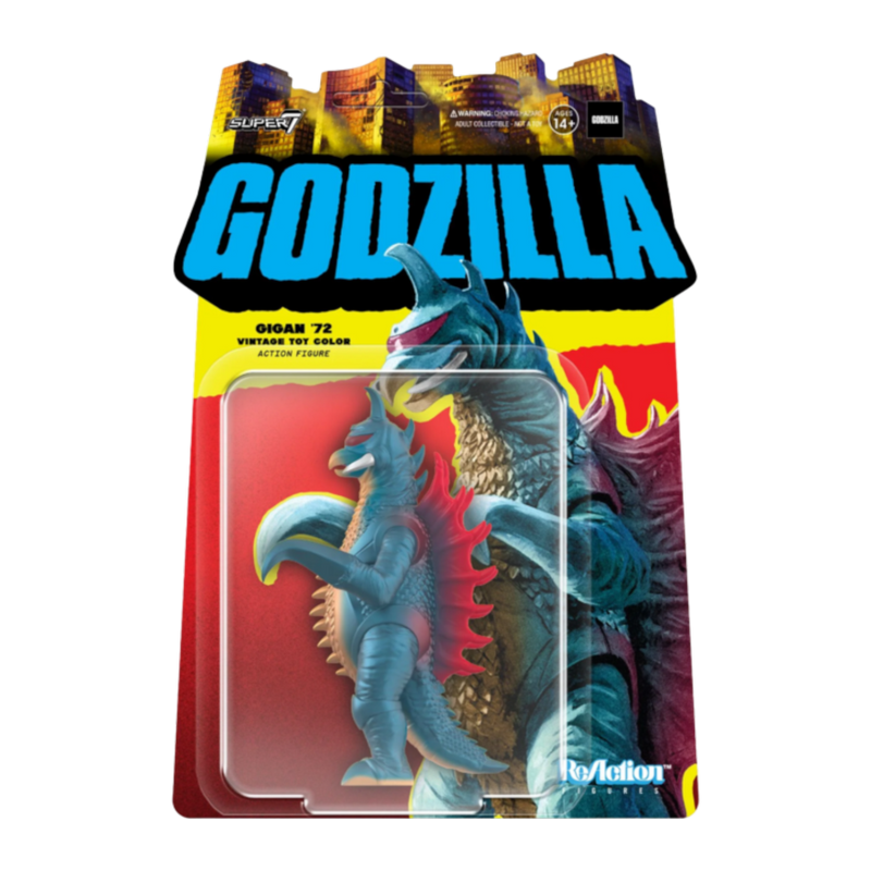 Godzilla - Toho Gigan 72 (Vintage Toy Re-Colour) Reaction 3.75 Inch Figure