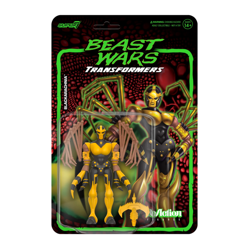 Transformers: Beast Wars - Blackarachnia Reaction 3.75 Inch Figure