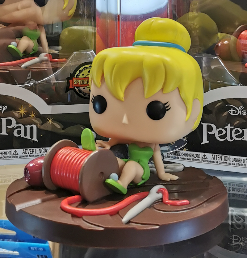 Peter Pan - Tinker Bell on Spool (US Exclusive) Pop! Deluxe Figure