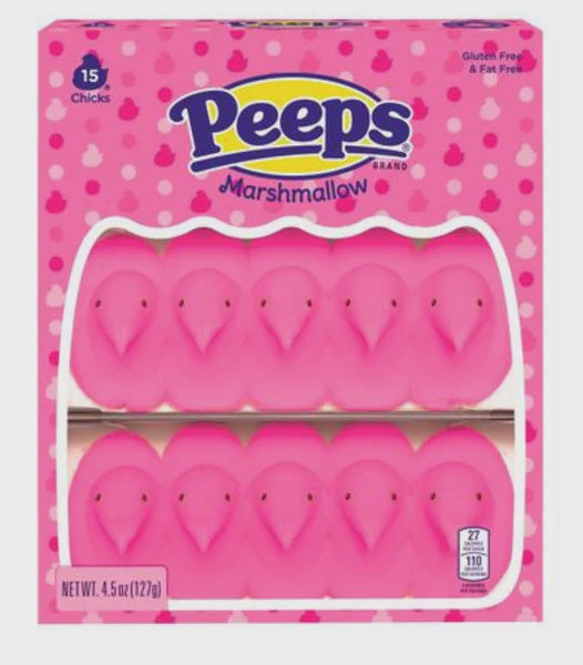 PEEPS® 15ct PINK Marshmallow
