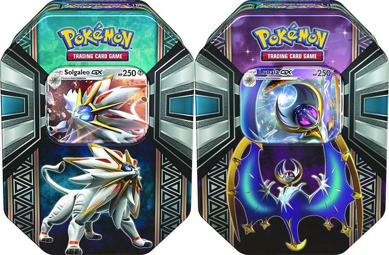 Solgaleo/Lunala GX Tin Pokemon