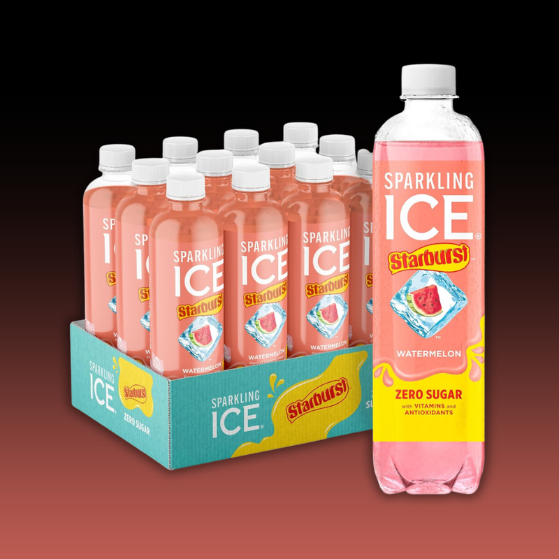 Sparkling Ice STARBURST WATERMELON Flavored Sparkling Water (500ml)
