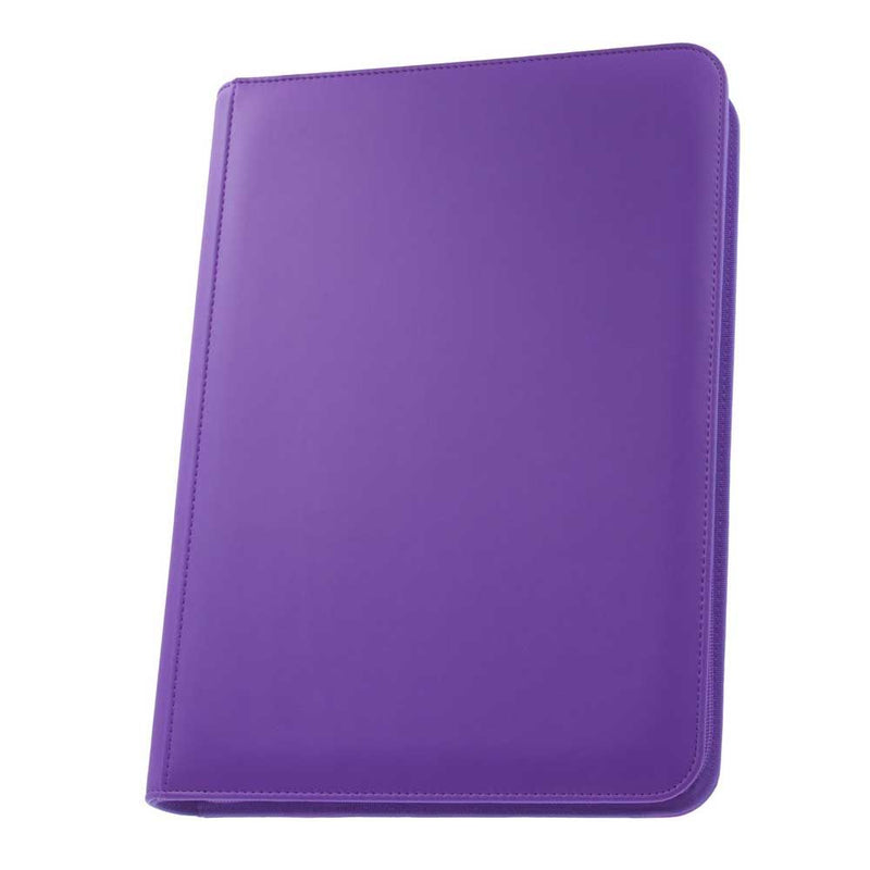 Palms Off: STEALTH Series 9 Pocket Zip Binder - Purple