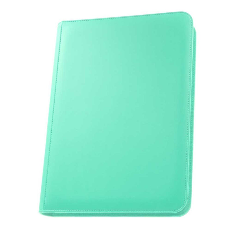 Palms Off: STEALTH Series 9 Pocket Zip Binder - Turquoise