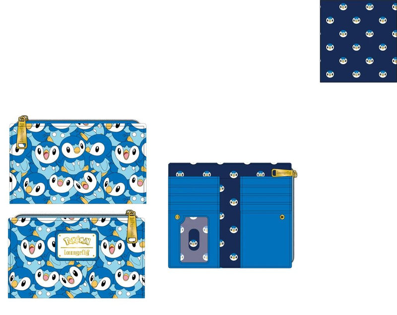 Pokemon - Piplup Mini Zip Purse