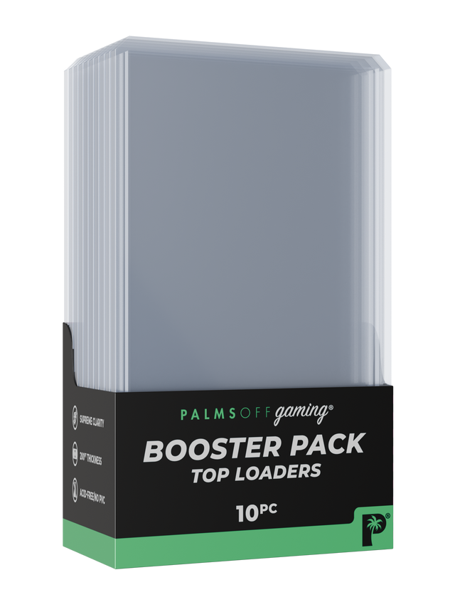 Palms Off: Booster Pack Top Loaders – Standard Size – 10pc
