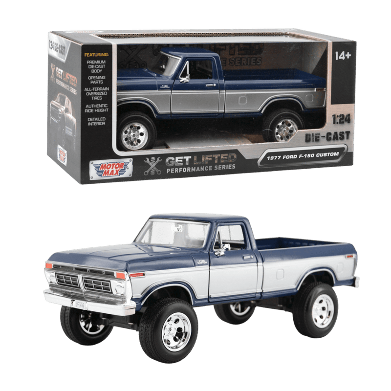 Get Lifted - 1:24 1977 Ford F-150 Custom Diecast Vehicle