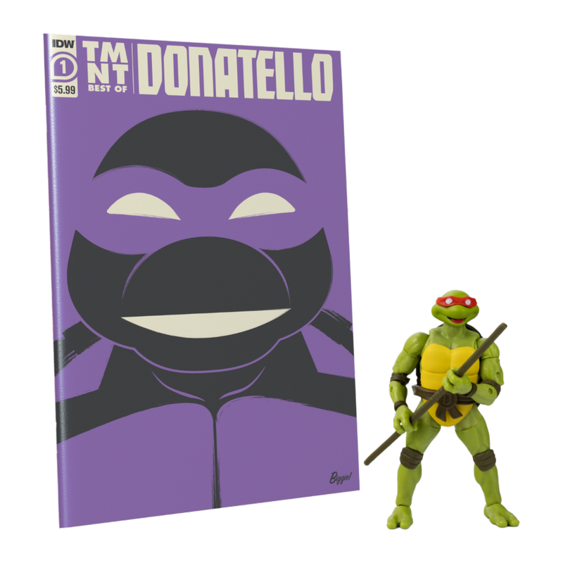 Teenage Mutant Ninja Turtles (comics) - Donatello BST AXN Action Figure & Comic Book (Wave 3)