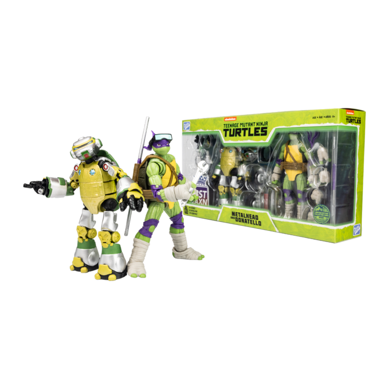 Teenage Mutant Ninja Turtles - Metalhead & Donatello BST AXN 1/15 Scale Action Figue 2 Pack