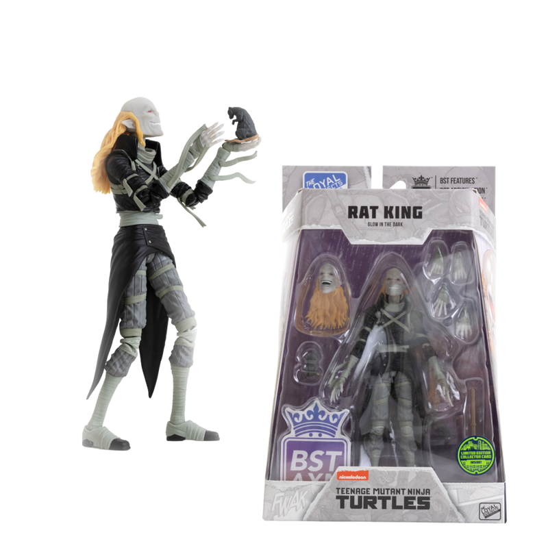 Teenage Mutant Ninja Turtles (comics) - Rat King (Glow) 5 Inch BST AXN Action Figure (Wave 2)