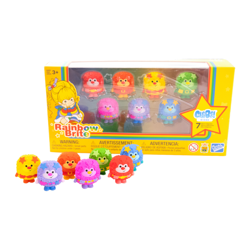 Rainbow Brite - 1.5 Inch CheeBee Sprite Micro Set (7 Pack)