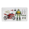Teenage Mutant Ninja Turtles (Comics) - Raphael Ninja with Red Motorcycle BST AXN Figure