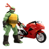 Teenage Mutant Ninja Turtles (Comics) - Raphael Ninja with Red Motorcycle BST AXN Figure