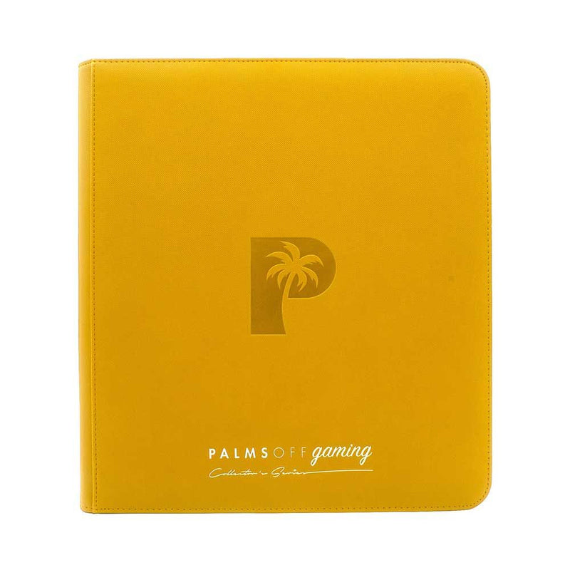 Palms Off Collector’s Series Top Loader Zip Binder – Yellow