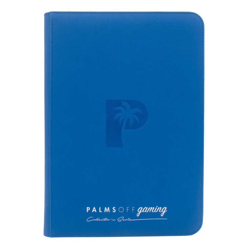Palms Off Collector’s Series Top Loader Zip Binder – Blue
