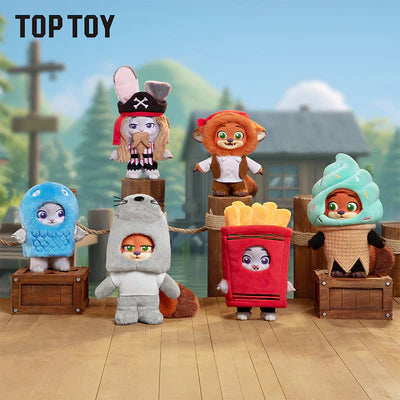 ZOOTOPIA 2: NICK & JUDY Best Undercover Keychain Plush Series Blind Box (Single)