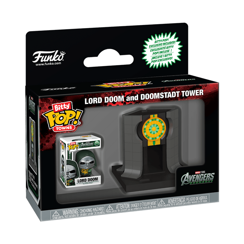 Avengers: Doomsday - Lord Doom with Doomstadt Tower Bitty Pop! Town