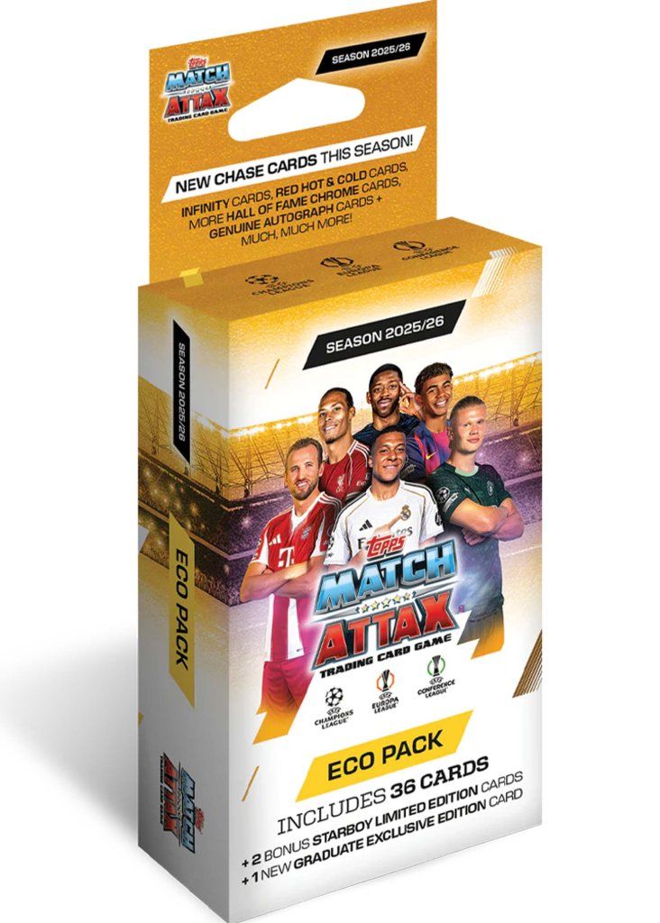 Match Attax: Topps UCC Match Attax 2025/2026 Edition Eco Hanger Box