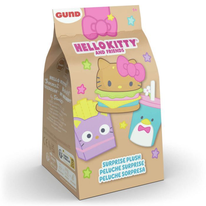 Hello Kitty & Friends: Fast Food Series Plush Keychain Blind Box (Single)